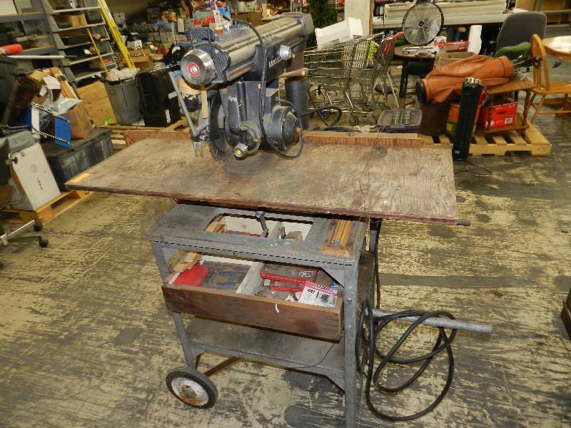 lot 151 image: CRAFTSMAN RADIAL ARM SAW
