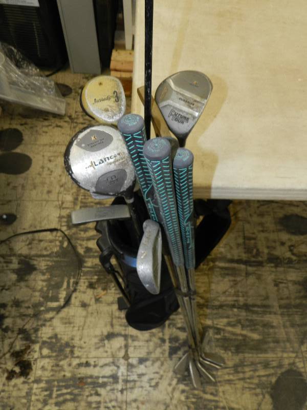lot 171 image: GOLF CLUBS AND BAG