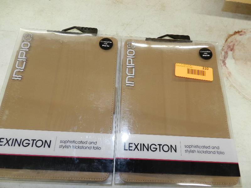 lot 210 image: TWO LEXINGTON IPAD AIR FOLIO, RETAIL $39.99 EACH