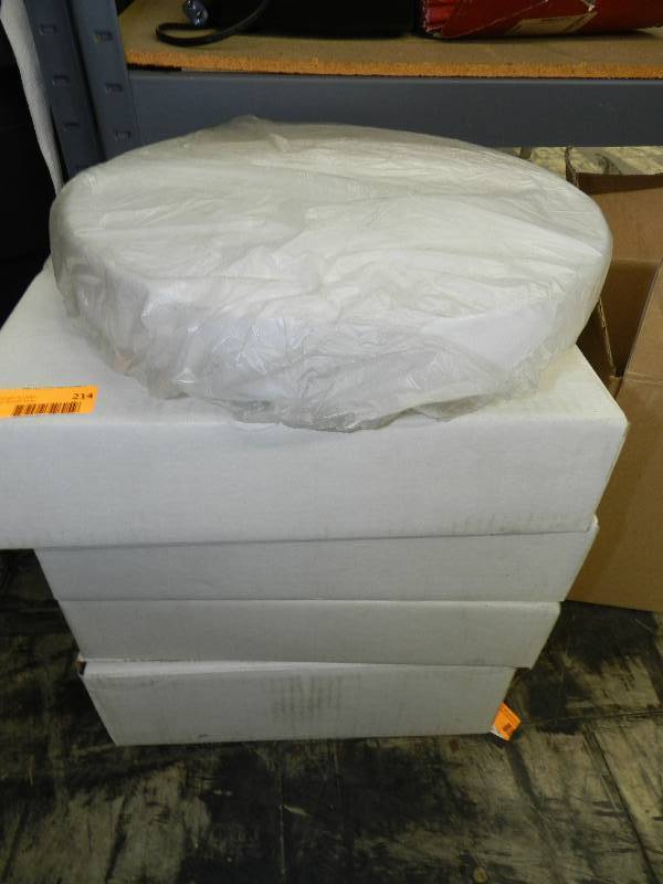 lot 214 image: 5 WHITE LIGHT DIFFUSERS
