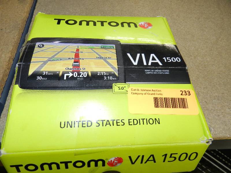 lot 233 image: TOMTOM VIA, UNTESTED