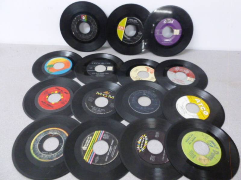 lot 63 image: Collectible 45s Records