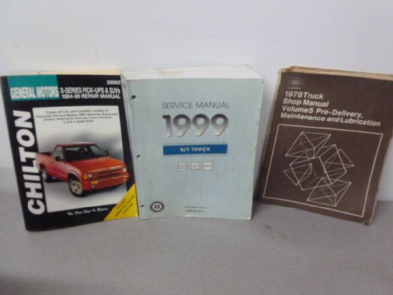 lot 107 image: Shop Manuals