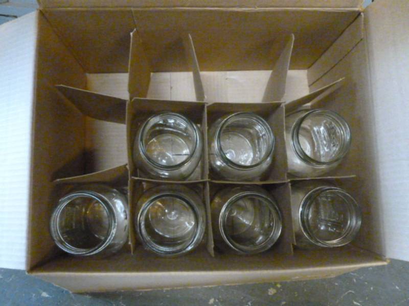 lot 34 image: New Canning Jars