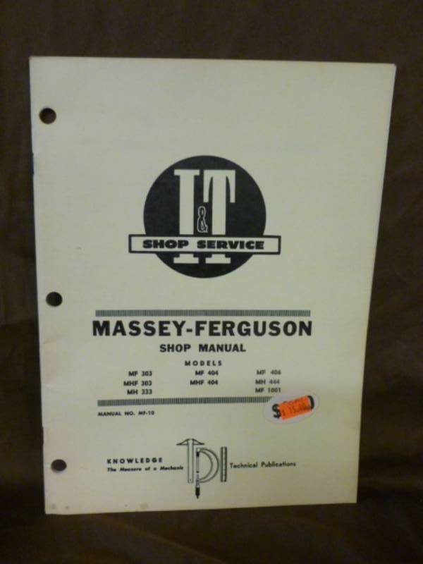 lot 171 image: Vintage Manual