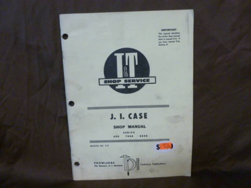 lot 201 image: Vintage Manual