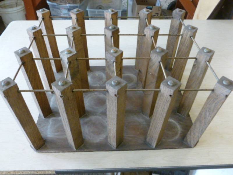 lot 211 image: Vintage Canning Rack