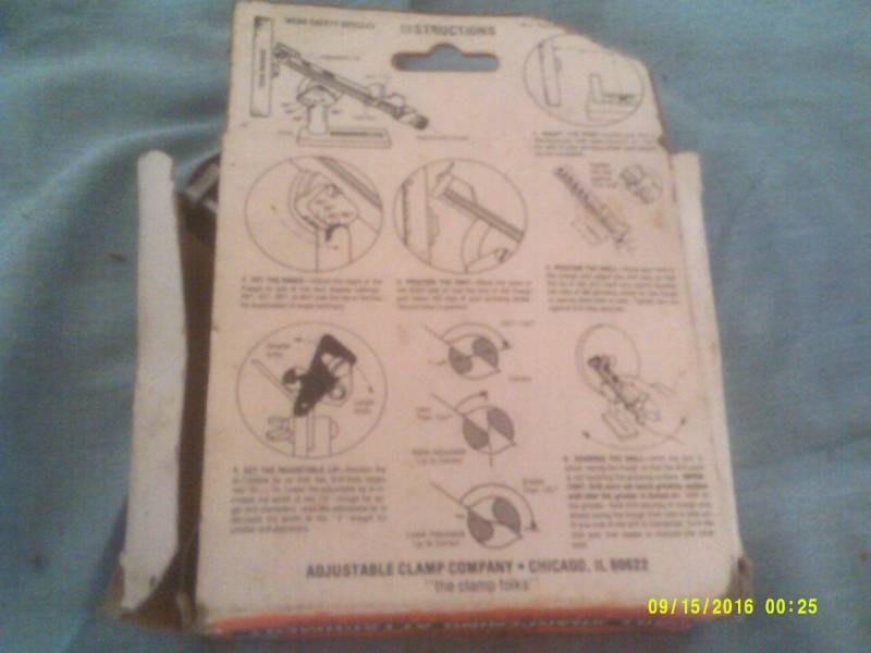 lot 6 image: ADJUSTABLE DRILL SHARPENING ATTACHMENT