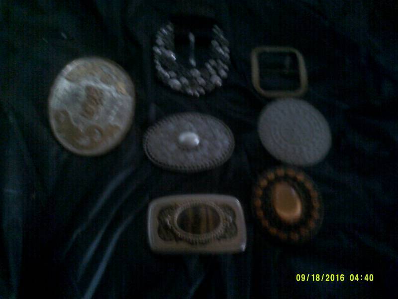 lot 54 image: VINTAGE BELT BUCKLES