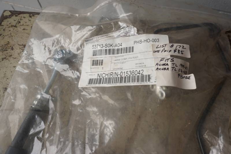 lot 108 image: Acura Brand Power Steering Pressure Hose With Fittings # 53713-50K ADX PH5-H0-003