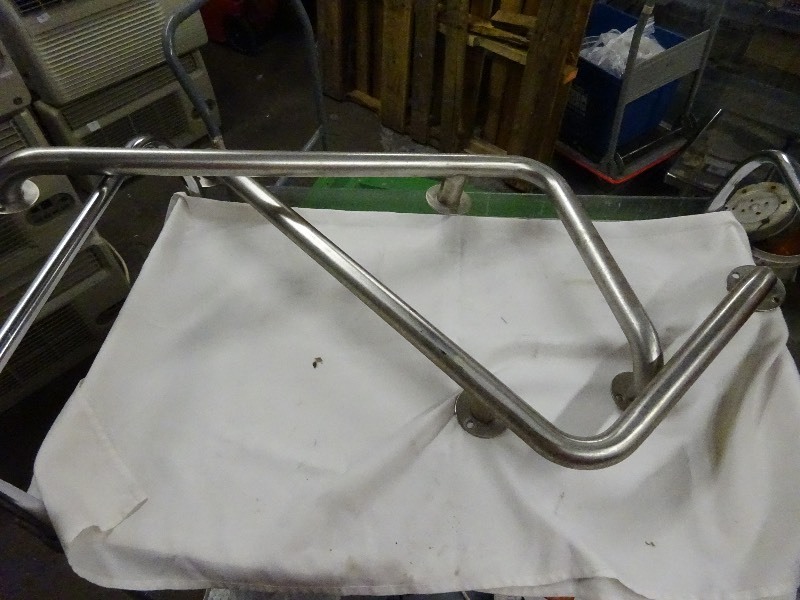 2 Stainless steel hand rails