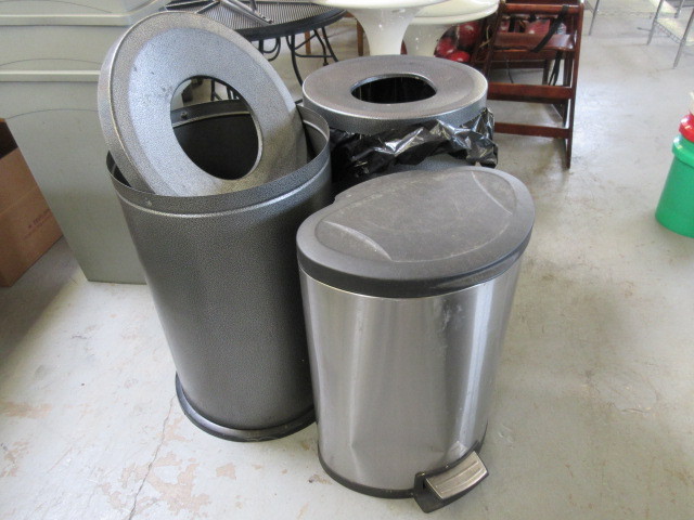 TRASH RECEPTACLES