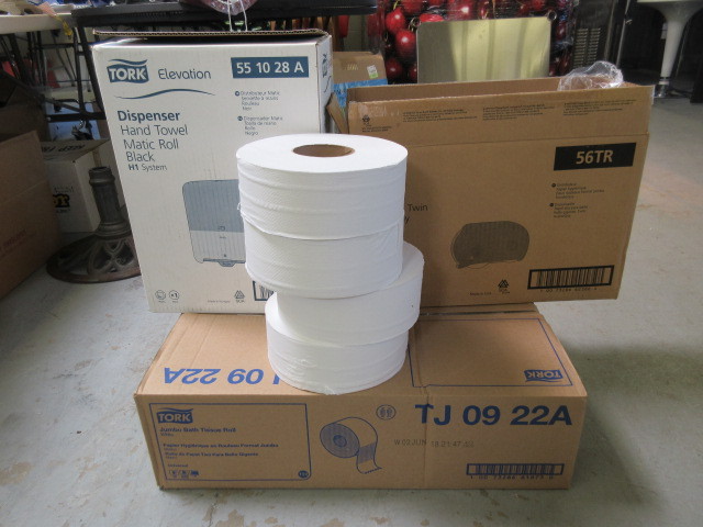 BATH TISSUE AND DISPENSER