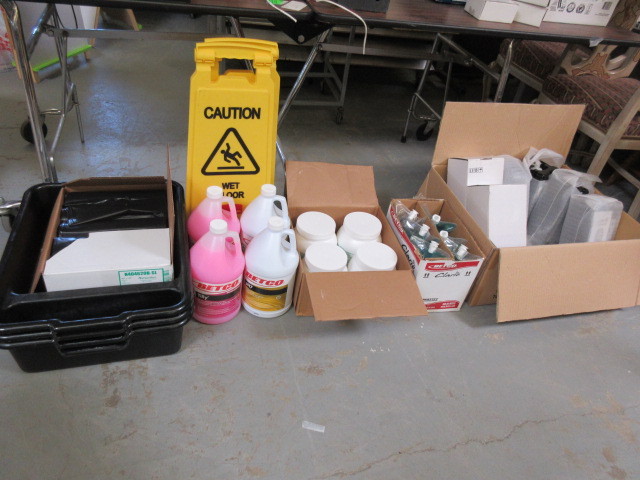 SOAPS, SANITIZERS, DISPENSERS AND CLEANING SUPPLIES