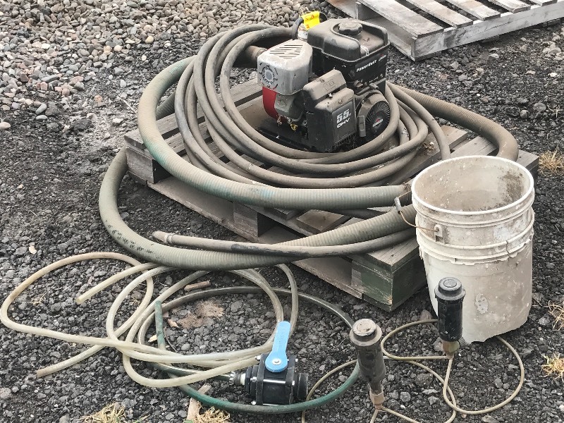 lot 28 image: Red Lion Gas-Powered Water Pump