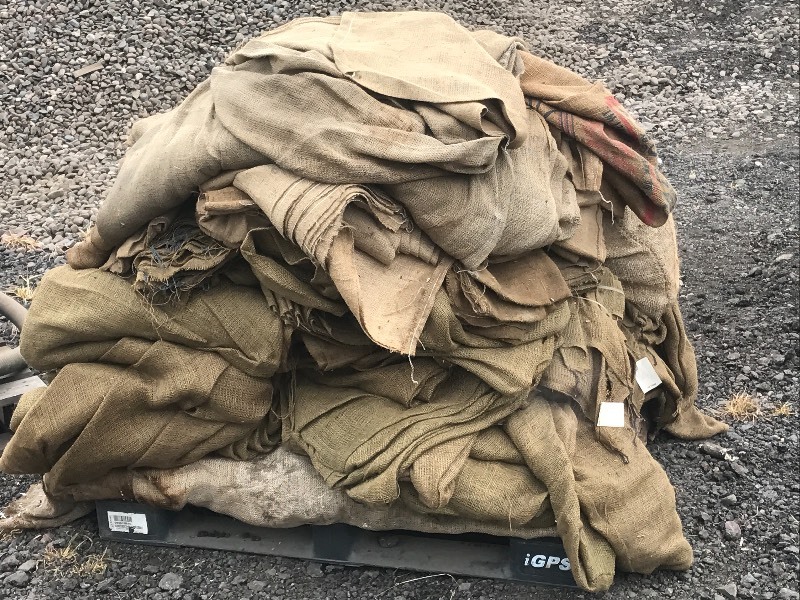 lot 40 image: Pallet Of Spade-Ball Burlap For Trees