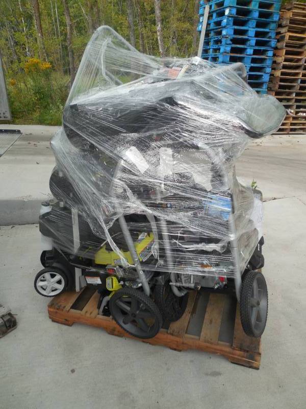 lot 2 image: PALLET LOT OF PRESSURE WASHERS & AIR COMPRESSORS