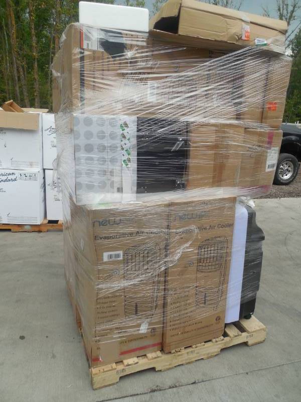 lot 9 image: PALLET LOT OF AIR COOLERS
