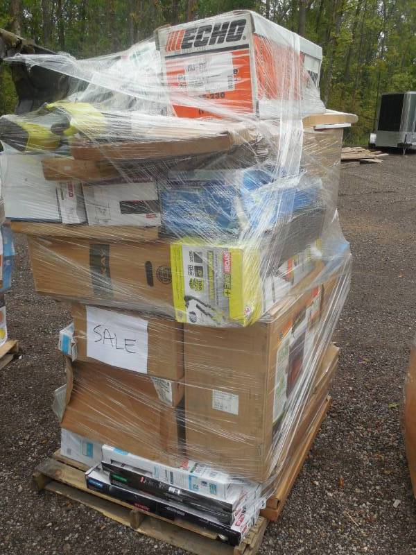 lot 20 image: PALLET LOT OF GENERAL MERCHANDISE AND TOOLS