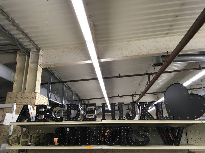 Alphabet Lighted Signs, Cheers Lighted Sign, Heart Lighted Sign