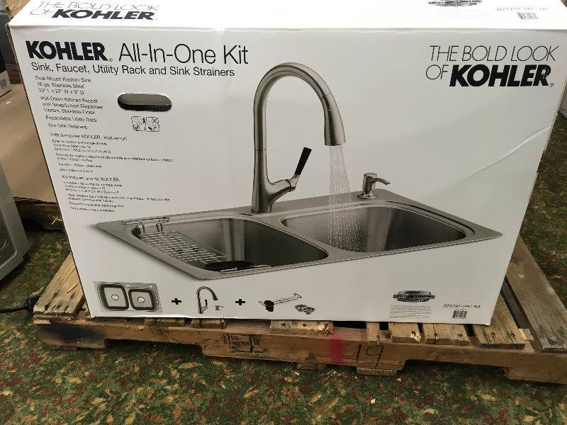 Kohler Stainless Steel SinkFaucet, Retail $279.99