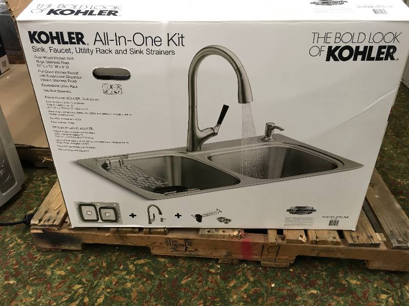 Kohler Stainless Steel SinkFaucet, Retail $279.99