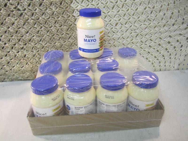 3 Casse of 12 - 36 total Jars of Mayo Best by Mar 2017 CS