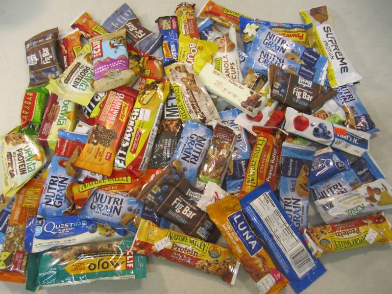 Large Lot of Misc Granola Bars Etc ...