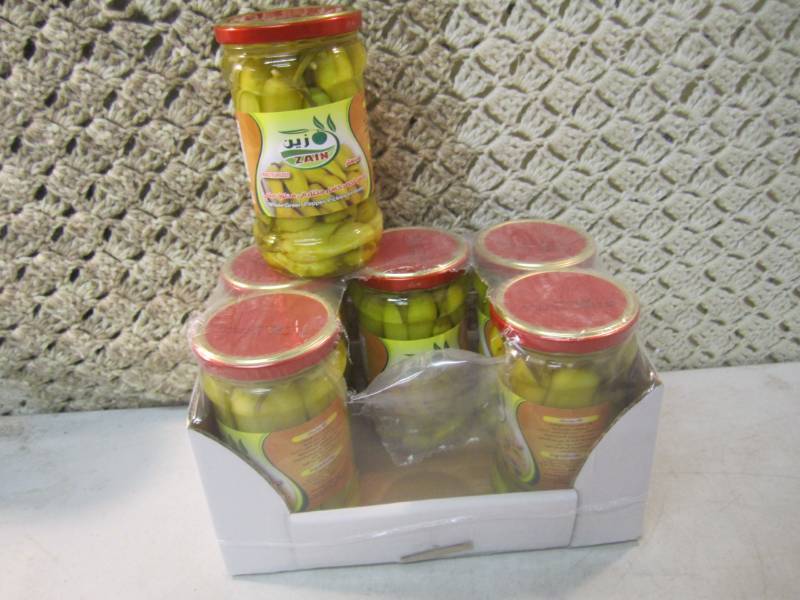 Case of 6 Jars of Whole Green Peppe...