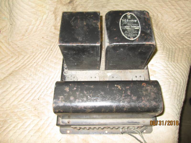 lot 145 image: Webster Electric 6021JA Power Ampli...