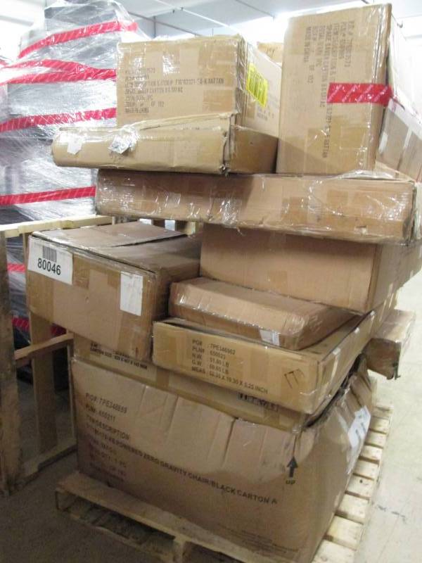 lot 22 image: Pallet of Furniture Damaged or Mis...