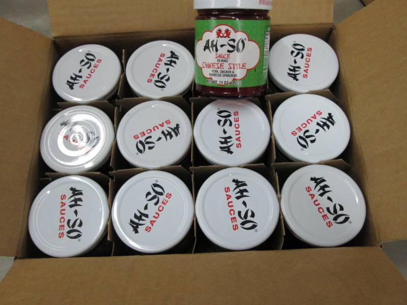 lot 25 image: Case of 12- 11 oz jars Ah So Sparer...