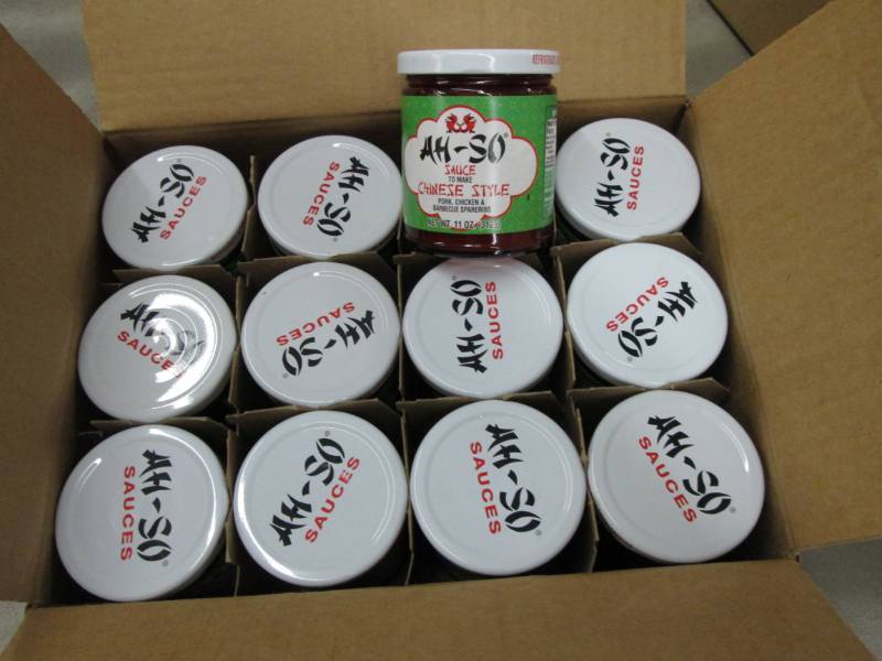lot 31 image: Case of 12- 11 oz jars Ah So Sparer...