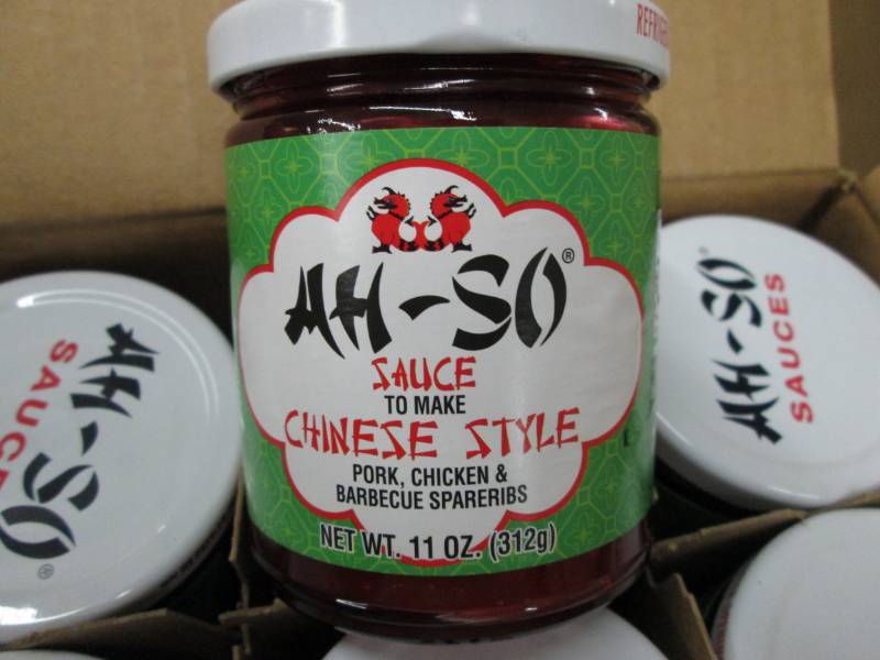 lot 32 image: Case of 12- 11 oz jars Ah So Sparer...