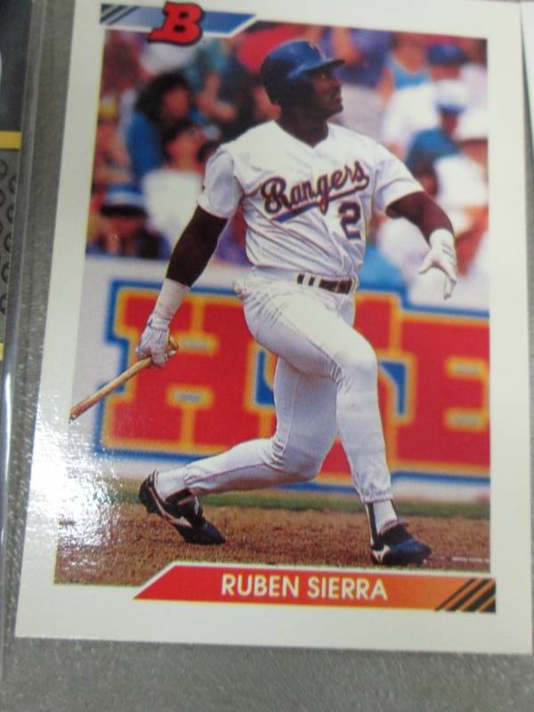 lot 102 image: 200 Ruben Sierra Cards...