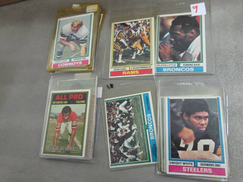 lot 109 image: 20 1974 Topps Football Cards...