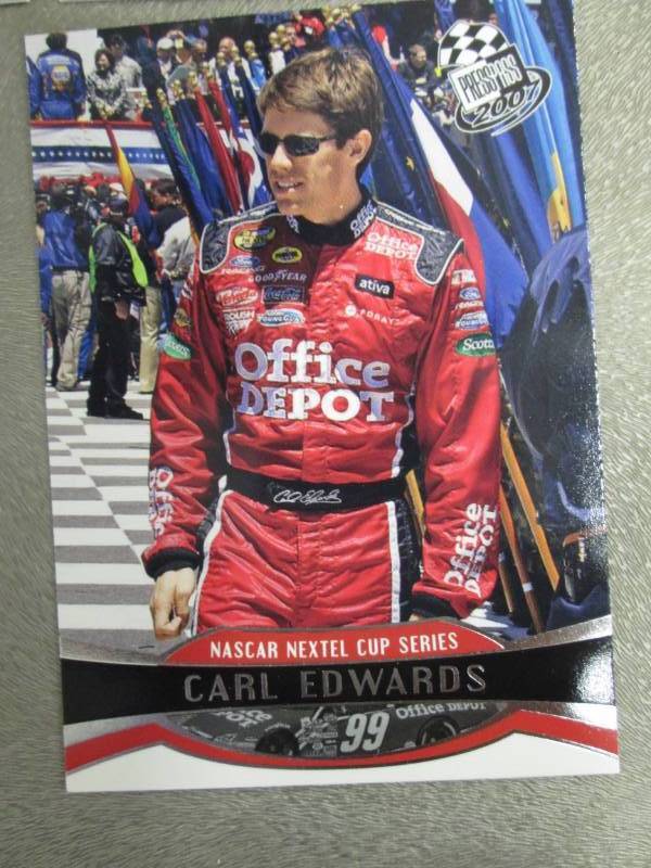 lot 116 image: 50 Carl Edwards Cards...