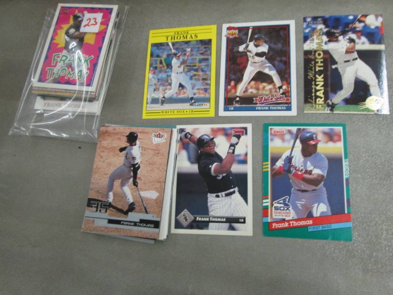 lot 123 image: 50 Frank Thomas Cards...
