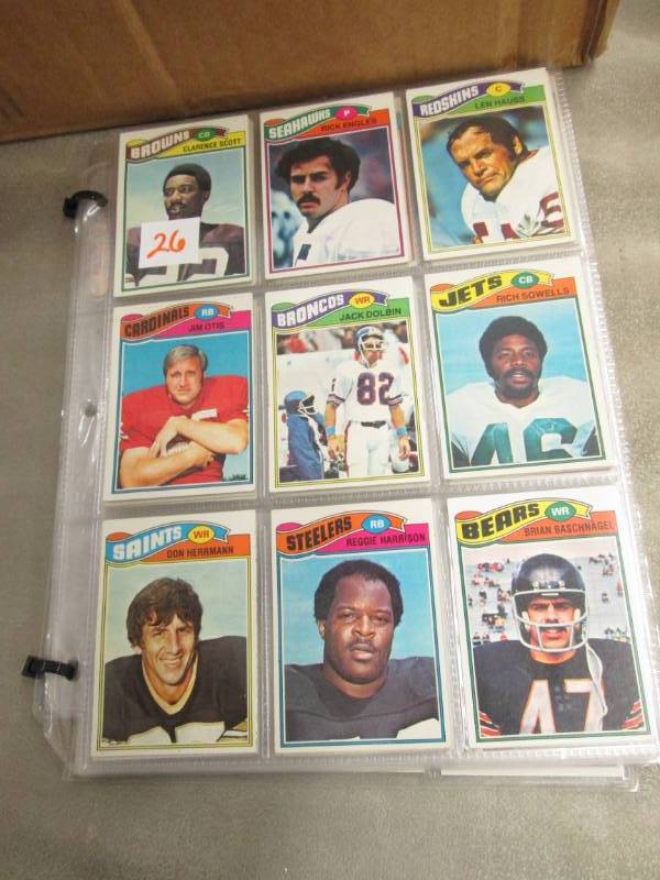 lot 126 image: 1977 Topps Football Cards...