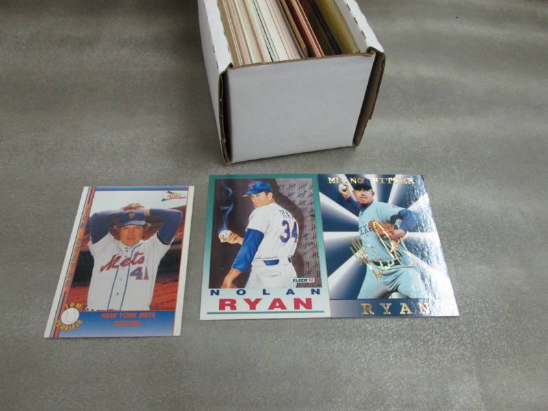 lot 136 image: 100 Nolan Ryan Cards...