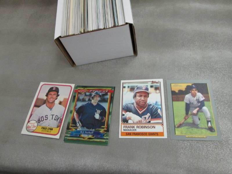 lot 137 image: Box 0f Basball Star Cards...