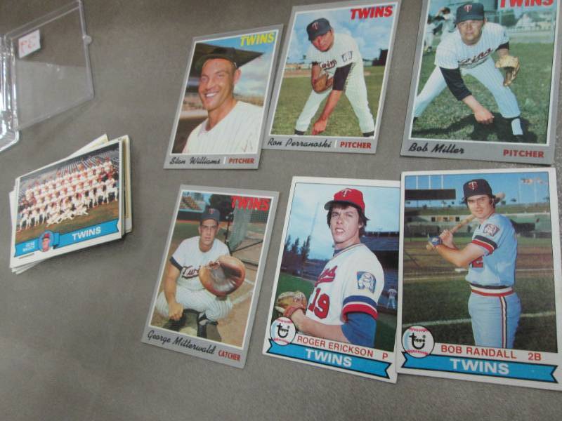 lot 139 image: 1970s Minnesota Twins Cards...