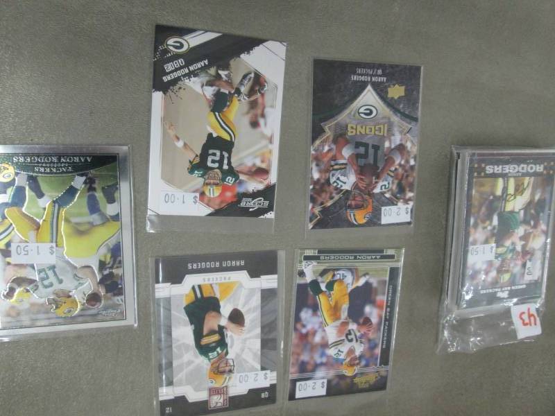 lot 143 image: 20 Aaron Rogers Cards...