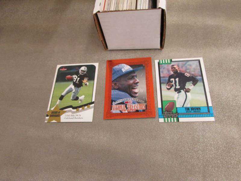 lot 144 image: 100 Tim Brown Cards...