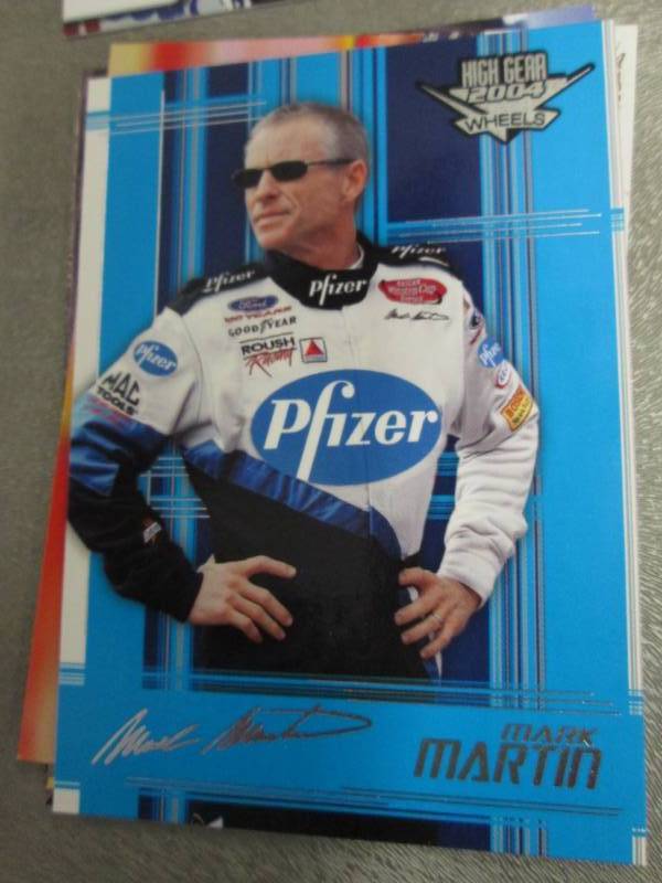 lot 147 image: 50 Mark Martin Cards...