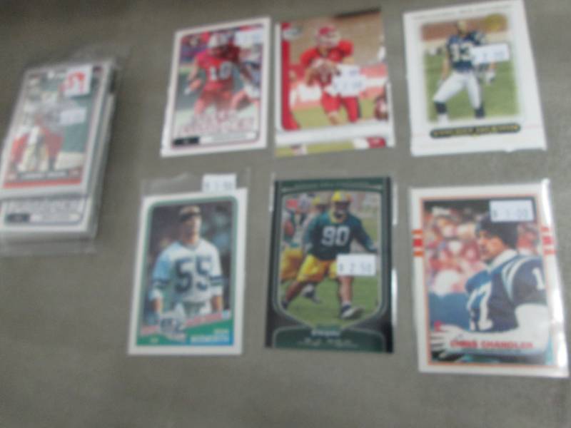 lot 159 image: 20 Football Rookie Cards...