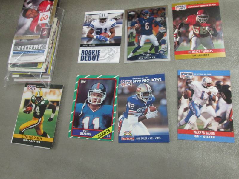 lot 160 image: 50 Football Star Cards...