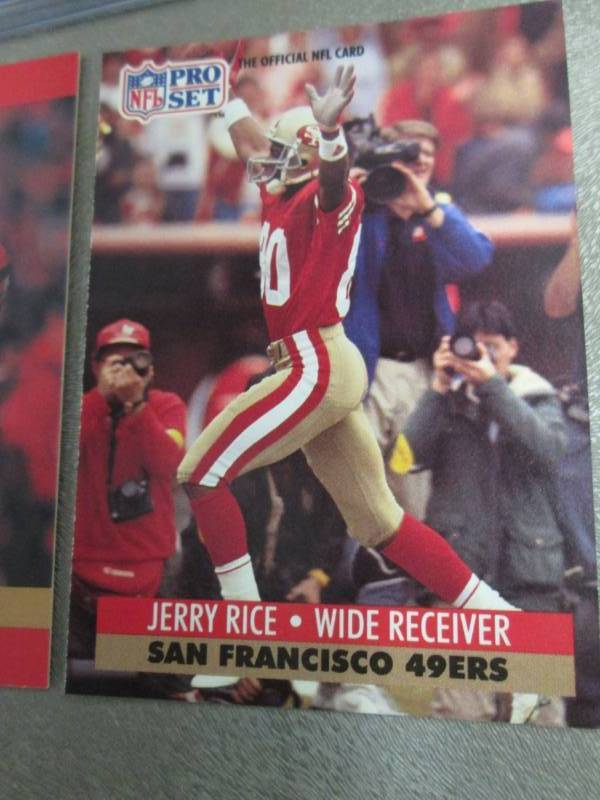 lot 175 image: 25 Jerry Rice Cards...