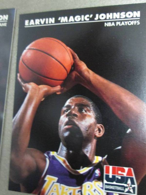 lot 181 image: 75 Magic Johnson Cards...