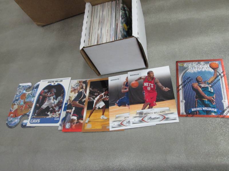lot 195 image: 100 Basketball Rookie Cards...